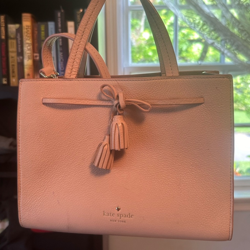 Kate spade satchel with crossbody strap